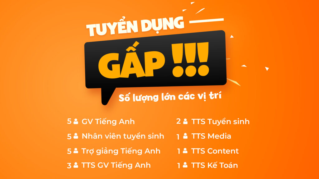 SUN ENGLISH ĐÀ NẴNG THÔNG BÁO TUYỂN DỤNG