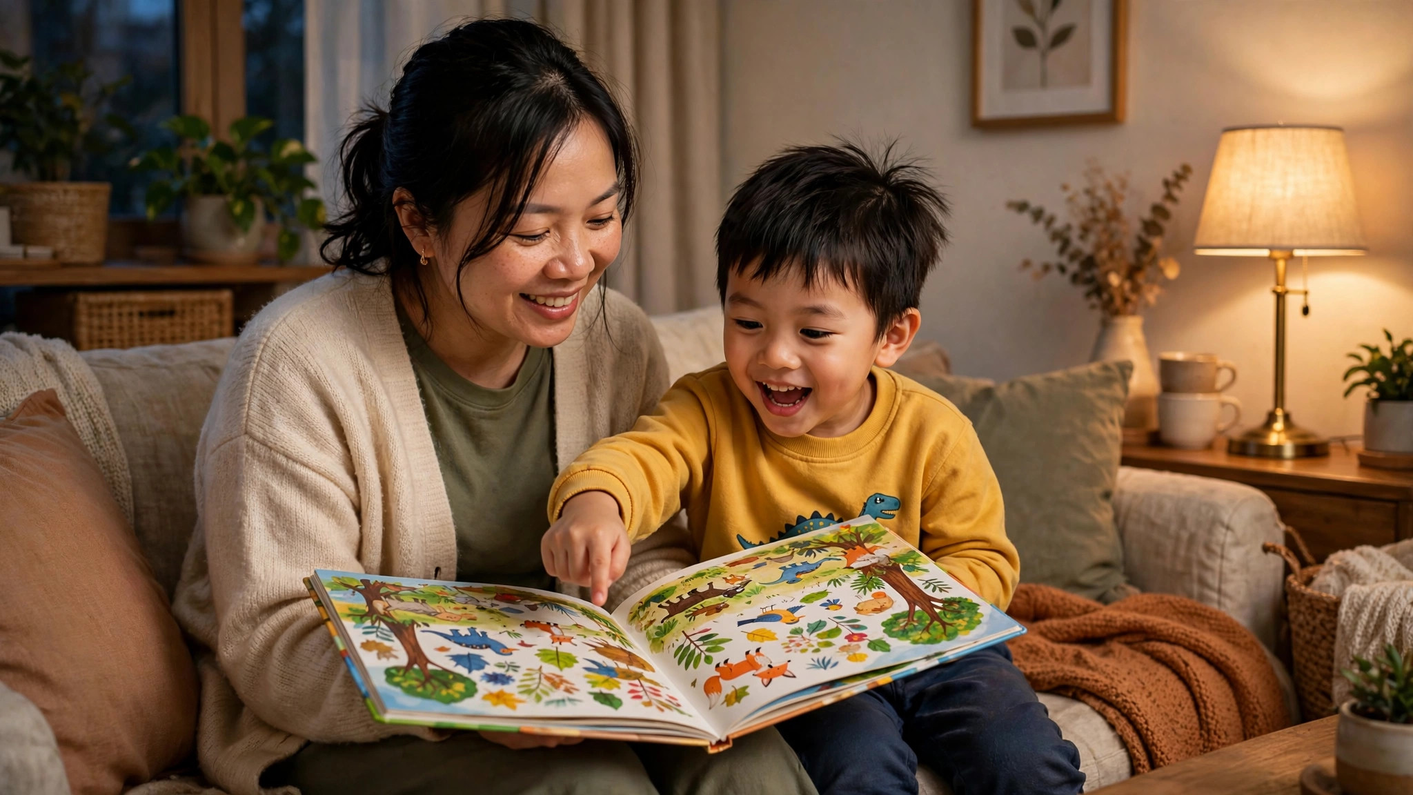 Có nên cho bé 4 tuổi học tiếng Anh — mẹ cùng bé đọc truyện tranh tiếng Anh tại nhà